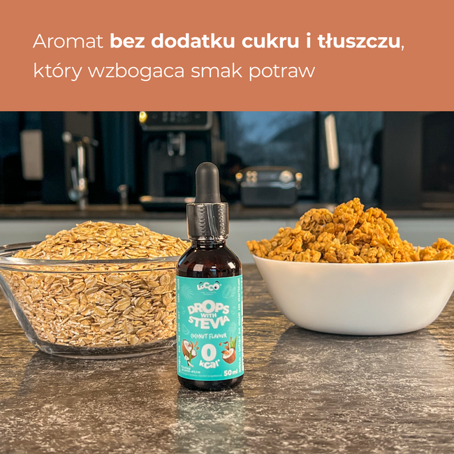 LoCCo 0 kcal krople słodzące ze stewią 3x50 ml