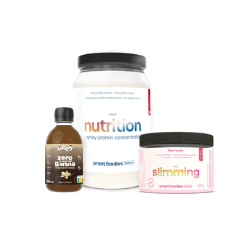 Zestaw REDUKCJA: Białko WPC, Błonnik, Syrop smakowy 0 kcal