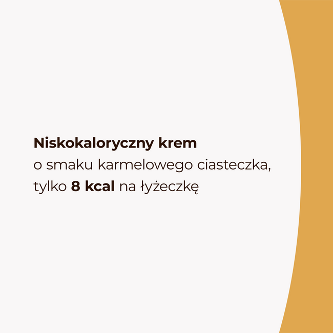 LoCCo 8 kcal krem niskokaloryczny karmelowe ciasteczko 125 g