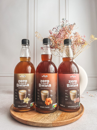 LoCCo 0 kcal Syrop Barista z Stevią 3-pack