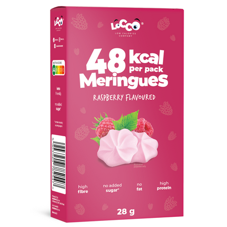 LoCCo 48 kcal bezy niskokaloryczne malinowe