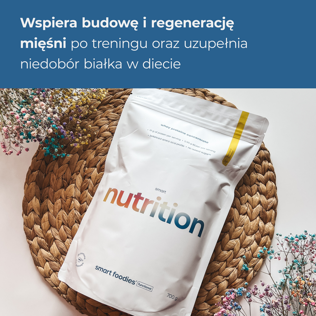 LoCCo 1 kcal Bezy Śmietankowe ze Stewią + Smart Foodies Functional WPC Banan