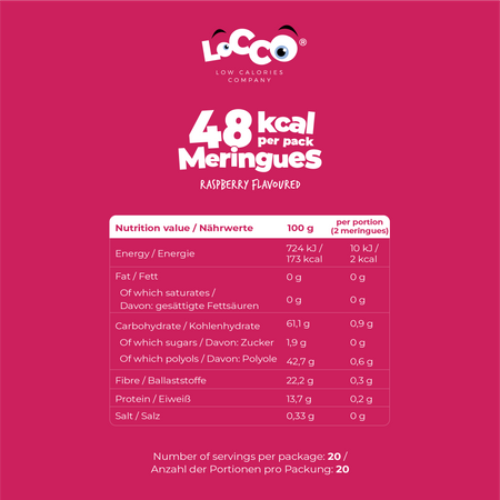 LoCCo 48 kcal bezy niskokaloryczne 28 g 4-pak