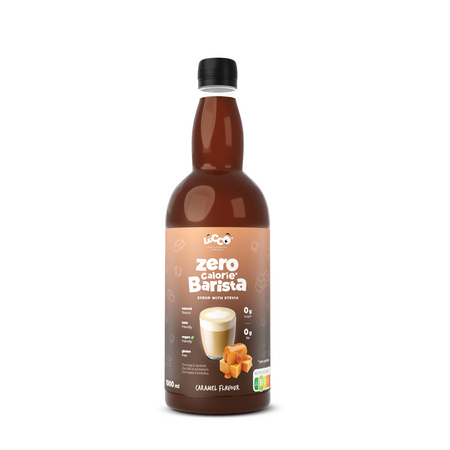 LoCCo 0 kcal syrop Barista ze stewią o smaku karmelowym