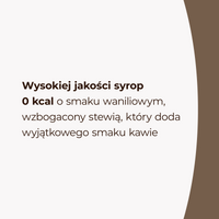 LoCCo 0 kcal syrop Barista ze stewią o smaku waniliowym