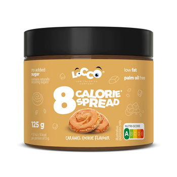 LoCCo 8 kcal krem niskokaloryczny karmelowe ciasteczko 125 g