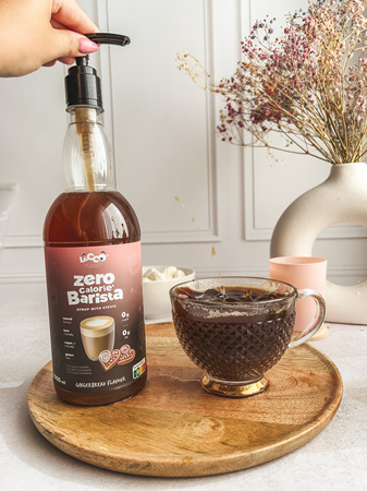 LoCCo 0 kcal syrop Barista ze stewią o smaku piernika