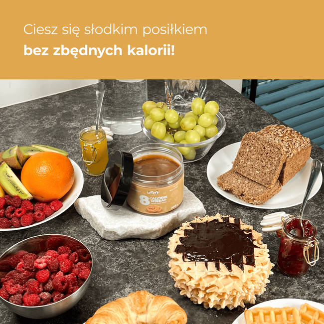 LoCCo 8 kcal krem niskokaloryczny karmelowe ciasteczko